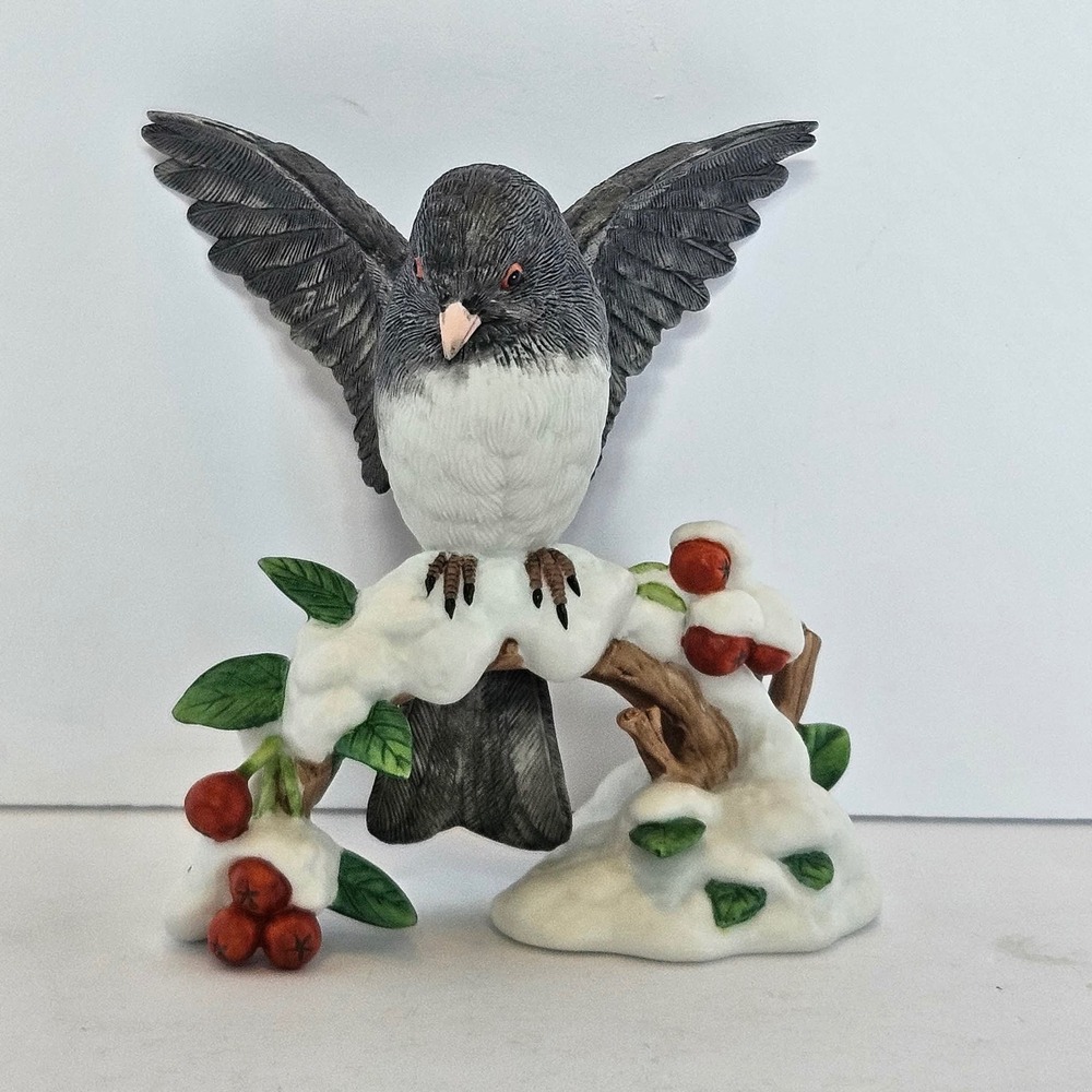 Lenox Garden Bird Collection Dark-eyed Junco Porcelain Figurine 1991 NIB